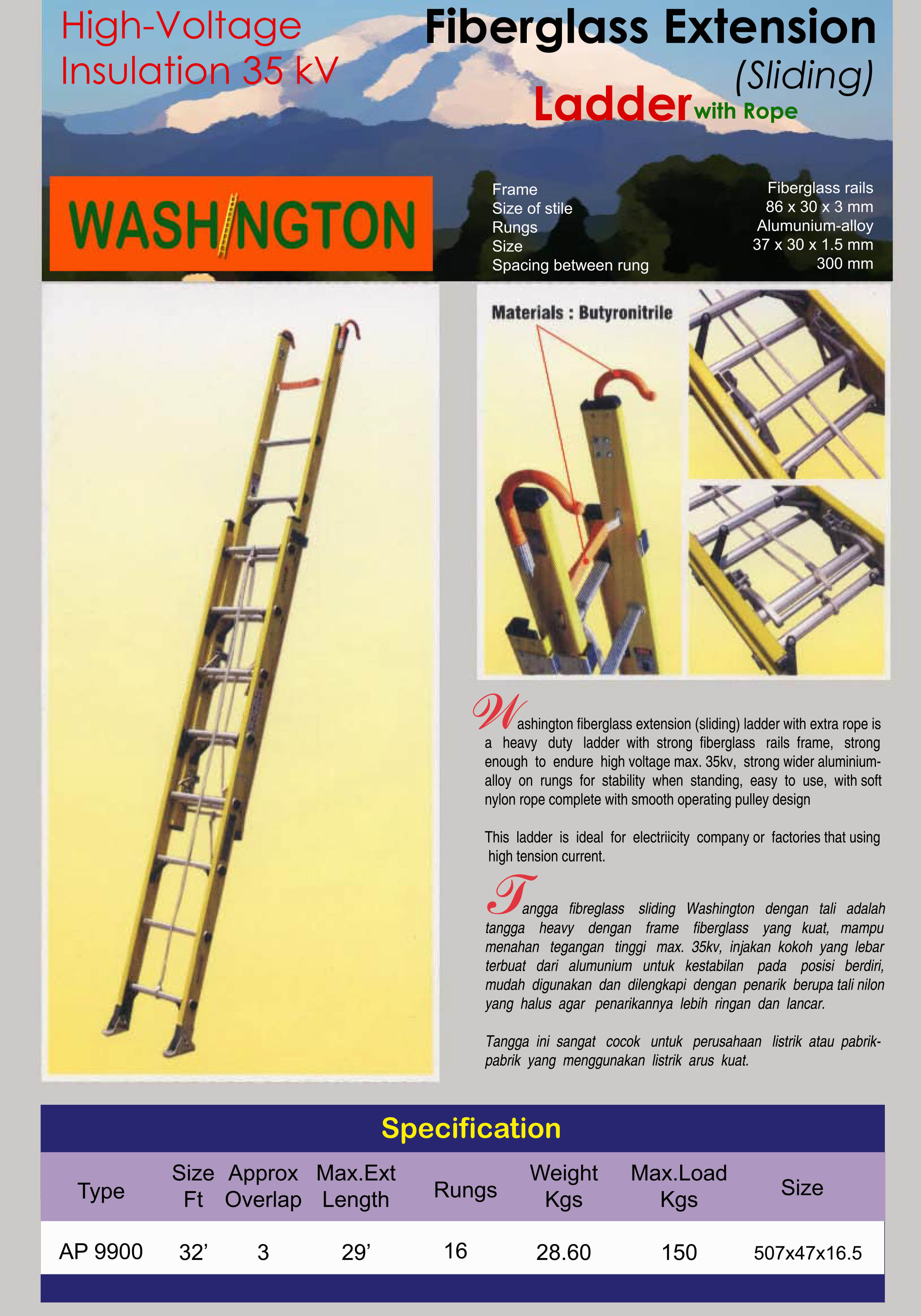 tangga fiber washington